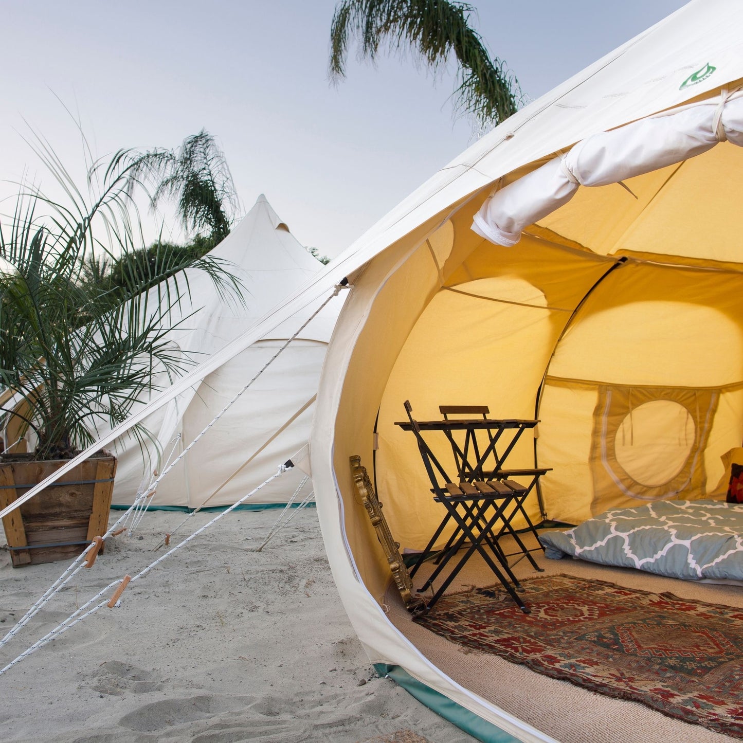 5m Lotus Belle Hybrid Deluxe Tent